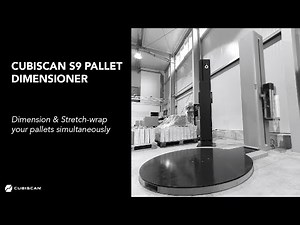 Cubiscan S9 Pallet Dimensioner Animation: Integrating Freight Dimensions and Stretch Wrapping