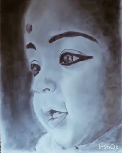 🎨 Pencil Drawing Baby Portrait | Realistic Baby Sketch Art