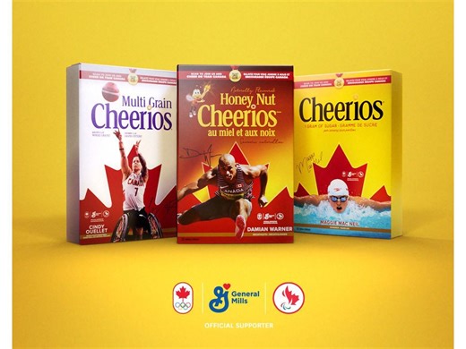 Cheerios celebrates Team Canada heading to the Paris 2024 Olympic and Paralympic Games with Cherish the Good campaign