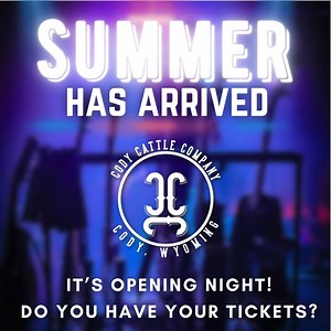It is our FAVORITE day of the year 🎉 It is opening night! Who is coming to kick off the season with us tonight? Still need tickets? Head on over to our website and get yours www.thecodycattlecompany.com | The Cody Cattle Company