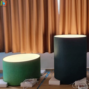 [Hot Item] Round LED Circle Lighting Ceiling Circular Acoustic Pendant Light Fixture