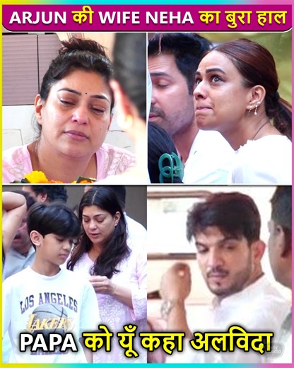 Arjun Bijlani's wife Neha Swani father passed away, Neha going through tough time, breaks down intears at his last Rites, Nia Sharma and many other freinds and family arrived at the funeral for last rites. #ArjunBijlani #NehaBijlani #RIP #Heartbreaking #FamilyLoss #EmotionalMoment #CelebNews #tellymasala | Telly Masala