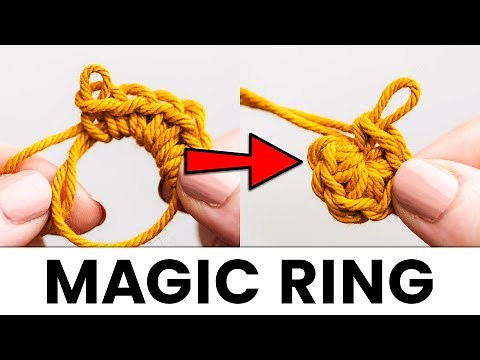 Learn the Crochet Magic Ring - So Easy!