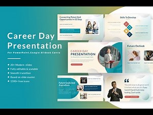 Free Career Day Presentation Template
