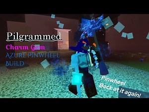 “Tempered Axe of Seiryu” Charm Gem Azure Pinwheel DPS Build (Roblox Pilgrammed)