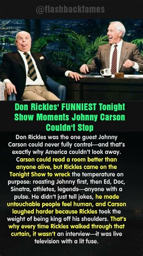 Don Rickles' FUNNIEST Tonight Show Moments Johnny Carson Couldn't Stop #shorts