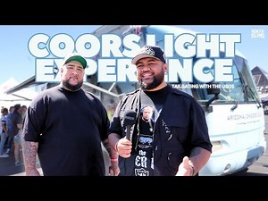 COORS LIGHT TAILGATE EXPERIENCE AT ALLEGIANT STADIUM | Tailgating with the Usos EP1