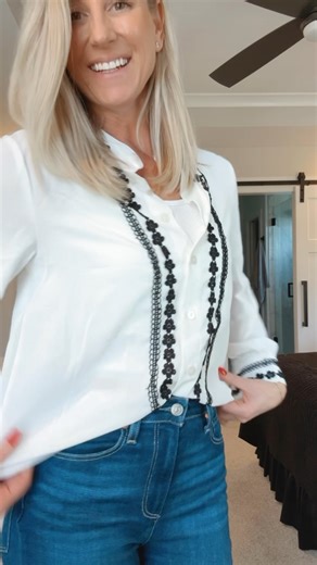 Watch Button down blouse on Amazon Live