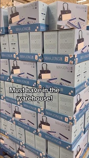 Costco has this beautiful Majong Set! #costcodeals #majong