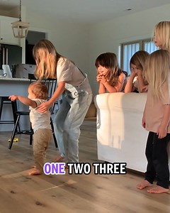 69K views · 830 reactions | This went down in Murray history as one of the sweetest moments we ever captured. These sweet sisters loved cheering on their brother as he took his first steps, such a sweet memory! | The Murrays | Facebook