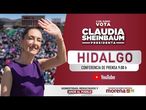 Press conference from Pachuca de Soto, Hidalgo