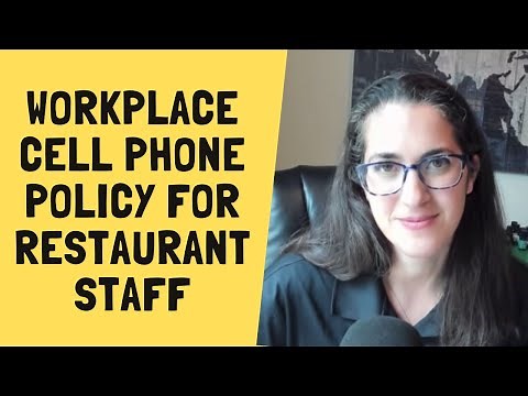 Effective Workplace Cell Phone Policy for Restaurant Staff | Restaurant Management Tips