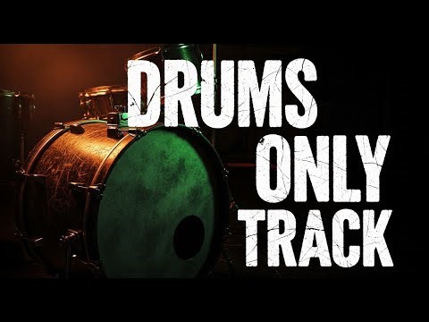 Drums Only Blues Guitar Jamming Backing Track at Medium Speed All Skills
