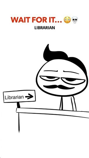 The Library 😅 (Animation Meme) Anim: @cartoonimation #shorts