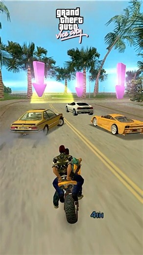 Sunshine Autos Race in GTA Vice City 🏁❤️ #GTAViceCity #Gaming #GTA