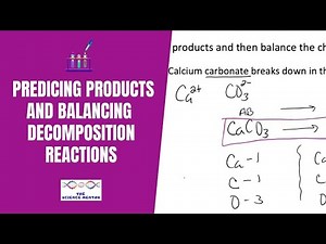 Predicting Products and Balancing Decomposition Reactions