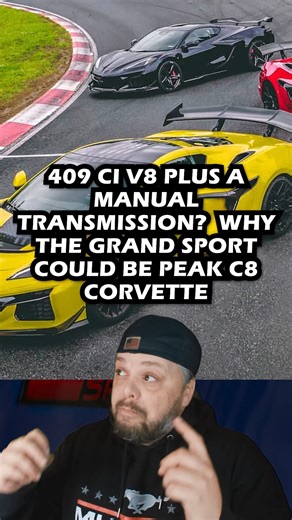 shiftinglanes on Instagram: "409 Cubic Inch V8 AND A Manual Transmission & Why The C8 Grand Sport Could Be The Best Version of The C8 Corvette #automotive #corvettez06 #corvettezr1 #c8corvette #ls6 #tremec #manual"