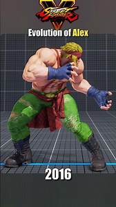 Evolution of Alex #streetfighter