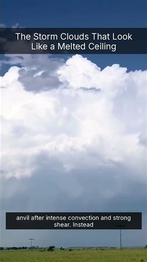The Storm Clouds That Look Like a Melted Ceiling