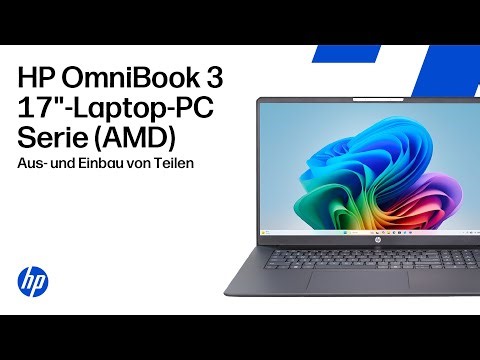 Teile entfernen und ersetzen | HP OmniBook 3 17-Zoll-Laptop-PC-Serie (AMD)