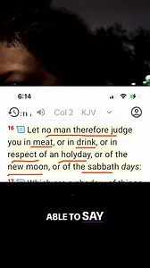 5.8K views · 227 reactions | We debunk common misconceptions surrounding Colossians 2:16. Our video explains the true meaning behind this verse, the significance of dietary laws, and how to avoid misinterpretations. Understand the depth of biblical principles. #Colossians216 #BibleStudy #DietaryLaws #BiblicalTruth #ReligiousMisconceptions #ChristianityExplained #FaithJourney #SpiritualGuidance #ScriptureExplained #Theology | Fanmailtvnews | Facebook