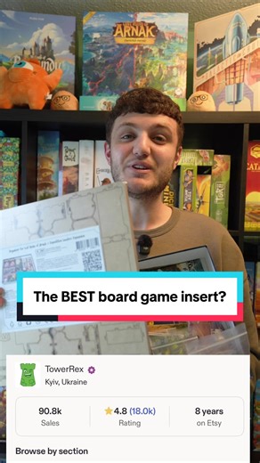 Have you dabbled with upgraded inserts? 👀 Board game inserts are a hobby of their own and are quickly becoming a must have for us. Whether that’s 3d printing our own, or treating ourselves to one from @Tower Rex🪵🍀 , board game inserts help keep everything organised and make getting the game to the table so much faster. The Lost Ruins of Arnak is one of our favourite games. The lack of insert makes it harder to get the table so now there are no excuses not to play this 3x a week 😆 Tower Rex h