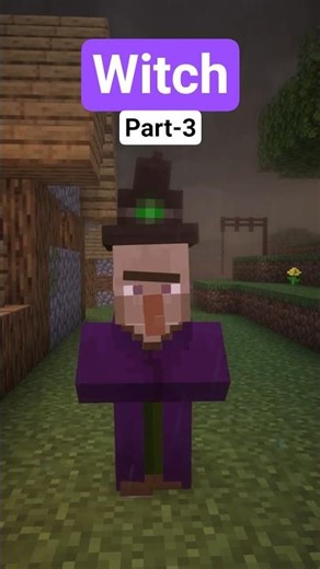 Witch VS Villager: Who wins?😲PART-3 #shorts #minecraft #animation