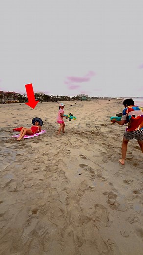 Ever had a beach day turn into a water fight? . . . (For entertainment purposes only. Consult professionals if guidance on activities is presented. No brand affiliation is implied if any are shown. If inspired by true events, creative adaptations may be included. Content may include public footage.) | Fabiosa UK