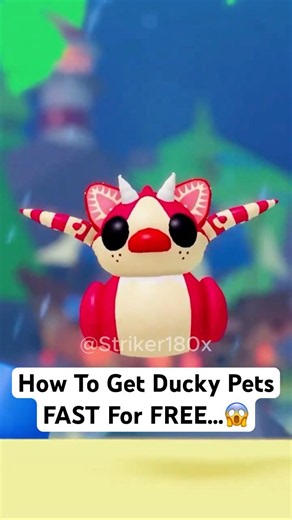 How To Get NEW DUCKY Pets FAST For FREE in Adopt Me...😱#roblox #adoptme