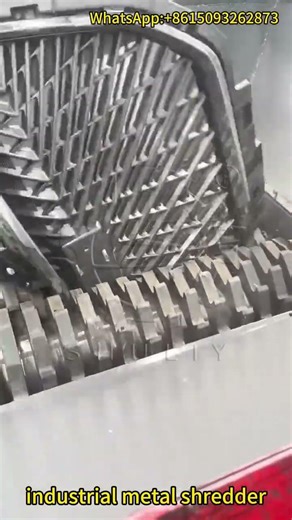 Industrial Metal Shredder | Heavy-Duty Scrap Recycling Machine | Powerful Metal Crushing Demo