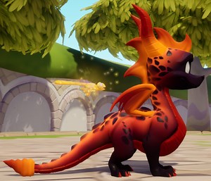 Magma Spyro Power Up Skin addon