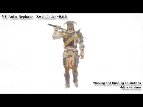 YY Anim Replacer - Zweihänder v0.6.0 for Skyrim