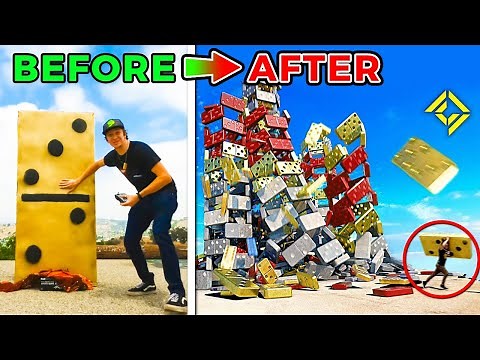 is the World’s Biggest Domino Run REALISTIC or IMPOSSIBLE?! 😲 (ft. ‪@Corridor‬)