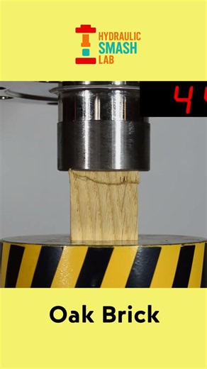 🌳 HARDEST WOOD UNDER HYDRAULIC PRESS | IRONWOOD vs OAK vs PINE STRENGTH TEST