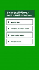 Recovering from an accident shouldn't derail your finances. Click the link below to learn more about our Critical Accident Recovery Plan. https://go.td.com/4maOXBA | TD Insurance