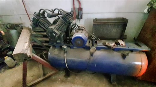 Industrial Air Compressor Overview in Workshop Setting