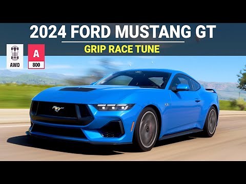 Forza Horizon 5 - 2024 Ford Mustang GT, FH5 Grip Race Build, Tune & Gameplay