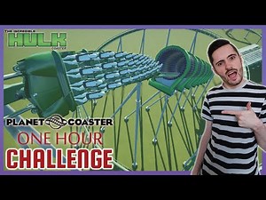 Building THE INCREDIBLE HULK COASTER in ONE HOUR!