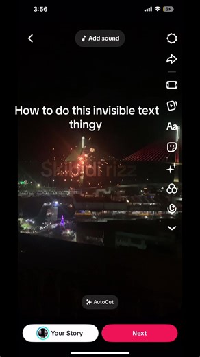 Guía para crear texto invisible en videos
