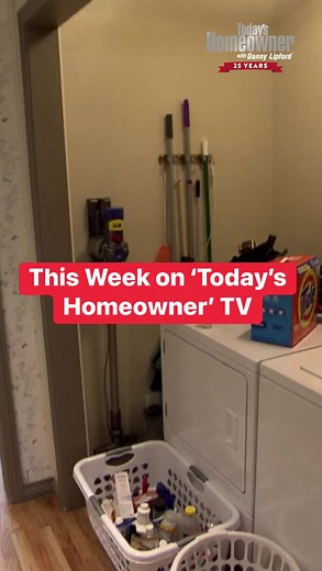 Chelsea's family is growing, and her laundry room needs to keep up! The Ranch Revival continues with a laundry closet makeover and storage upgrades. Watch nationwide and in Canada — check local listings. #todayshomeowner #THSeason25 #laundryroom #laundry #diy #homeimprovement #reels #reelsvideo #reelsfb | Today's Homeowner