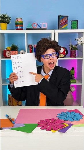 DIY Flower For Multiplication! 🌼✨ Fun Math Learning!