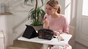 Small Mobile Rolling Standing Desk - Overbed Table, Teacher Podium with Wheels, Adjustable Work Table, Rolling Desk Laptop Computer Cart for Home, Office, Classroom, White