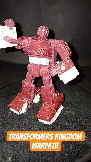 Transformers Kingdom Warpath #transformerscartoon #transformerscollection #g1transformers