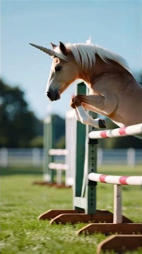 Ep.33 Pony Hurdle Carries Pole on Head 🐎🏃 小马跨栏把栏杆顶在头上跑😂