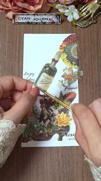 ASMR 🥀🌿🪽Vintage Phone case DIY | #asmr #scrapbooking #1분다꾸 #journal #satisfying #tingles #phonecase