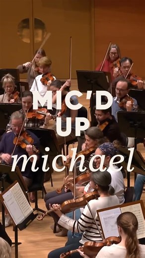 Minnesota Orchestra on Instagram: "Mic’d up Michael Part III: Hot Mic[hael] Who do you want to see on the hot mic next? Drop your suggestions in the comments 👇🤭 #MinnOrch"
