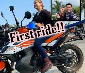 FIRST MOTORCYCE RIDE! ft Papa Jackson(Nabasa kami ng ulan!) | DJ Kara