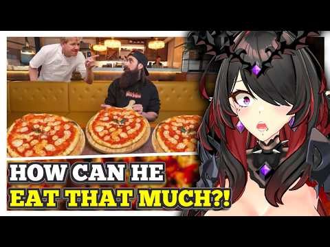 Reacting To BeardMeatsFood's BEATING THE SLICE RECORD AT GORDON RAMSAY'S BOTTOMLESS PIZZA!