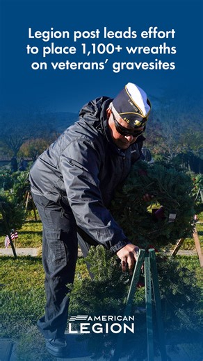 The American Legion on Instagram: "As part of the National Wreaths Across America celebration on Saturday, Dec. 13, American Legion Post 642 in Cupertino, Calif., sponsored a wreath-laying ceremony at Gate of Heaven Catholic Cemetery in Los Altos for the 10th consecutive year.⁠ ⁠ “We need to honor and teach why we are here today,” said Post 642 member Dennis “The Menace” Whittaker – who helped coordinate efforts between the post, city officials and local Scouting units to place more than 1,100 w
