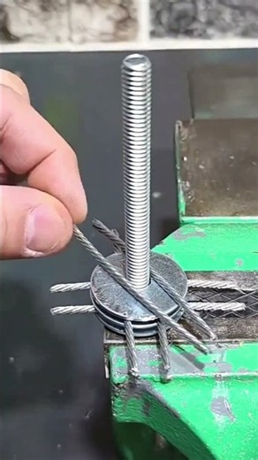 Make a Homemade Wire Brush Wheel Using Washers